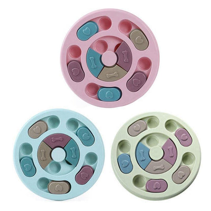 Dog Treat Dispenser Puppy Feeder Puzzle Game Interactive Toy Pet Training Supply