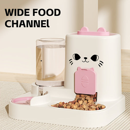 Automatic Cat Feeder and Water Dispenser Set