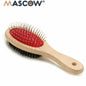 Dog Brush Mascow Brown Black Red 7 x 22,5 x 5 cm (12 Units)