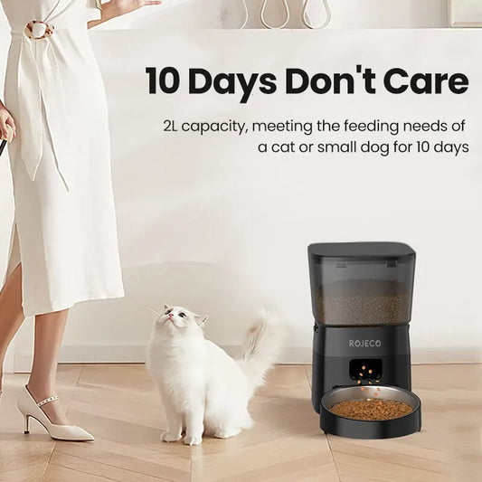 Smart Control Automatic Pet Feeder for Cats and Dogs