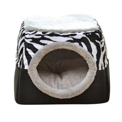 Detachable Soft Kennel Cat Bed Breathable Cat Pet Cave House Sleeping Bag Mat Pad Tent Pets Winter Warm Cozy Beds 11 Colors