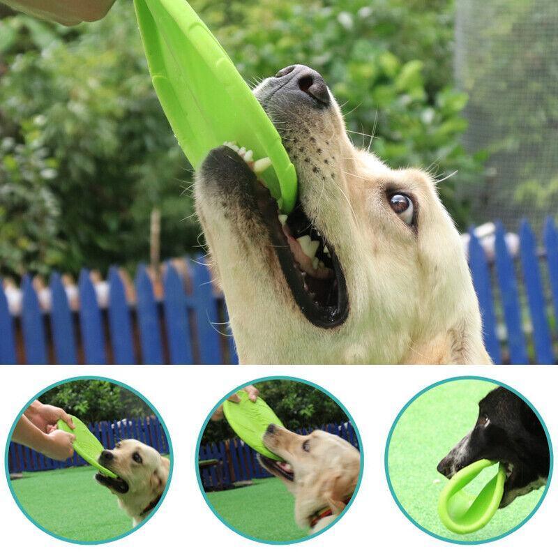 Frisbee Toy for Dogs Outdoor Fetch Training Soft Rubber Pet Flying Disc 18cm