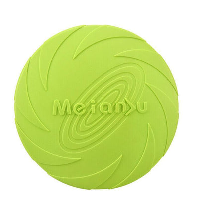 Frisbee Toy for Dogs Outdoor Fetch Training Soft Rubber Pet Flying Disc 18cm