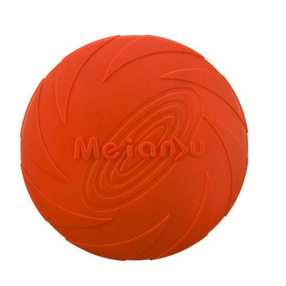 Frisbee Toy for Dogs Outdoor Fetch Training Soft Rubber Pet Flying Disc 18cm