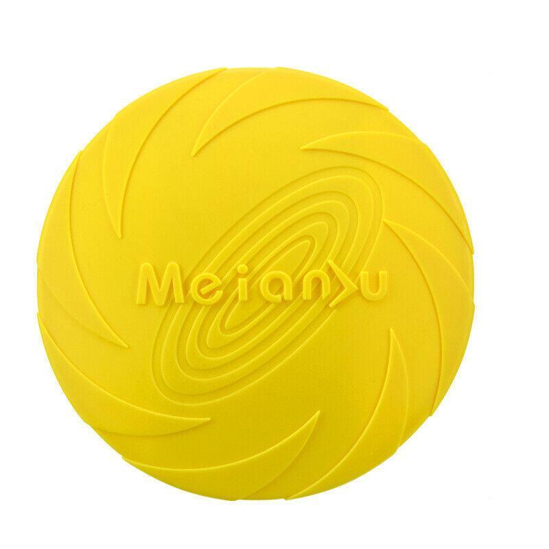 Frisbee Toy for Dogs Outdoor Fetch Training Soft Rubber Pet Flying Disc 18cm